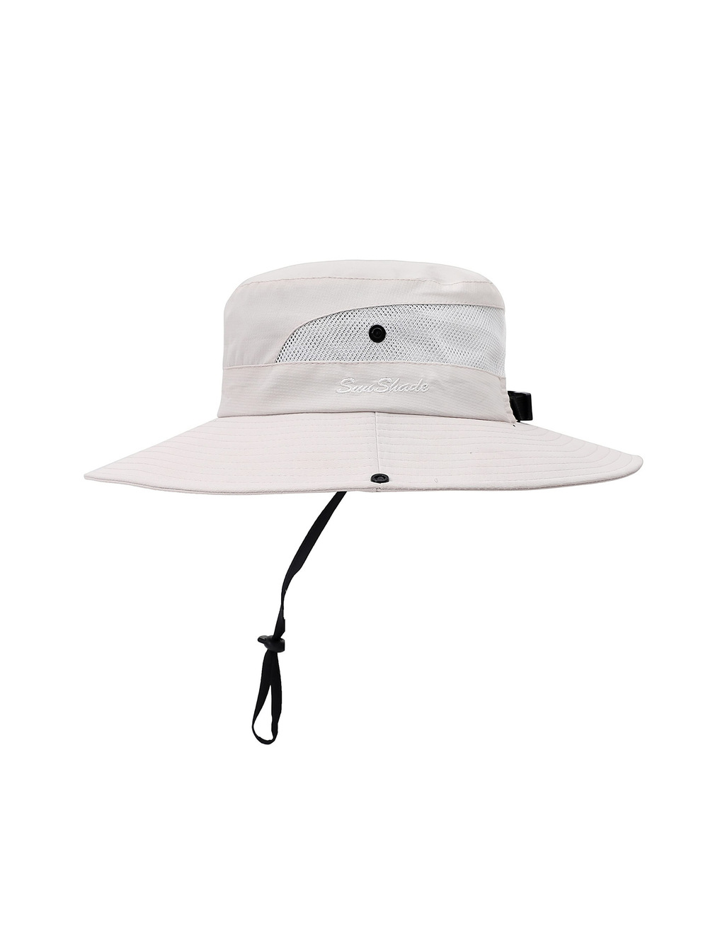 Womens Summer Sun Hat Beach Hat Wide Brim Outdoor UV | Beige | Size 6-7